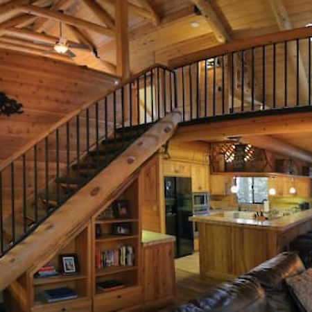 Eagles Nest - Natural Log Cabin With Guest House Idyllwild Esterno foto