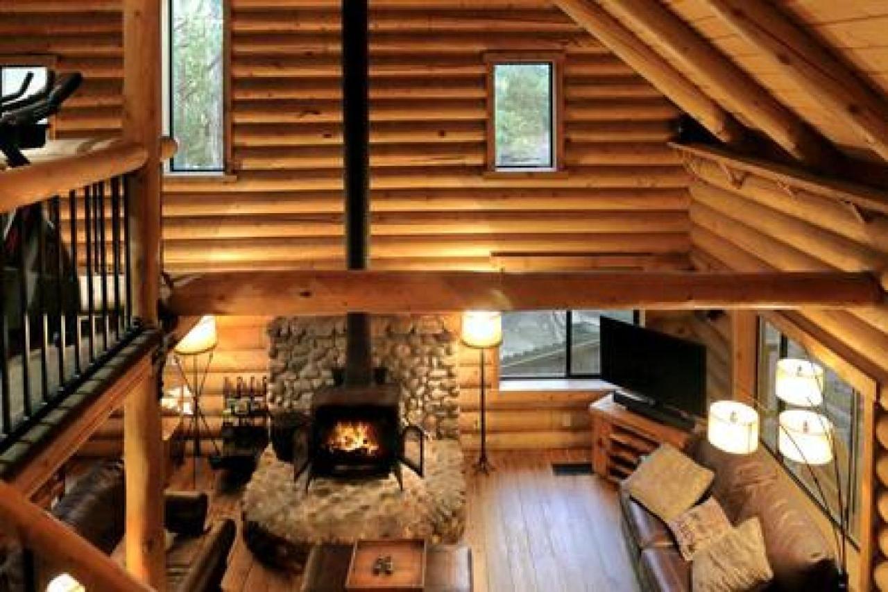 Eagles Nest - Natural Log Cabin With Guest House Idyllwild Esterno foto