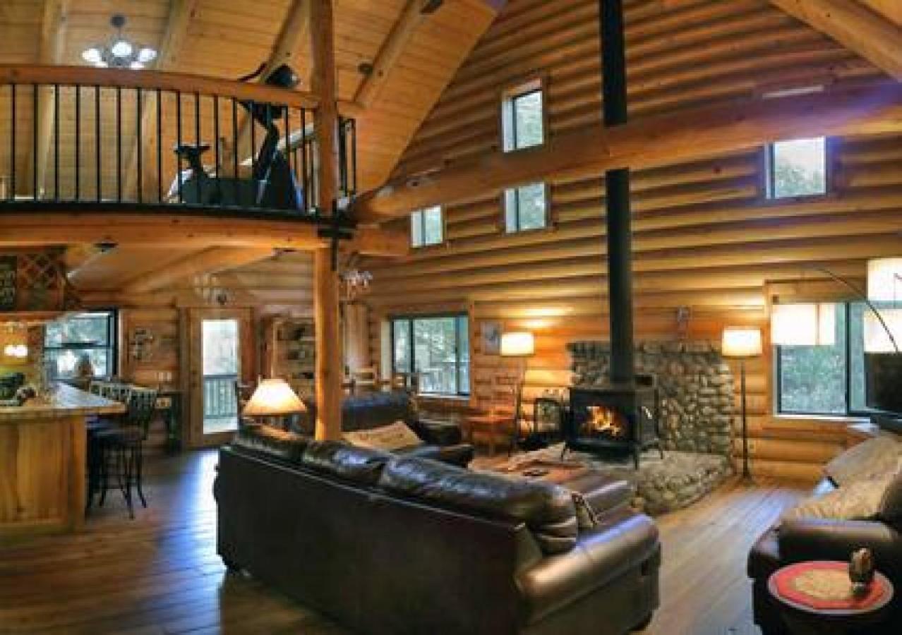 Eagles Nest - Natural Log Cabin With Guest House Idyllwild Esterno foto